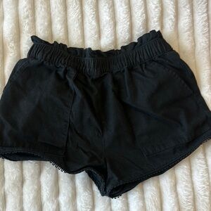 Girls size 12 crewcuts shorts black